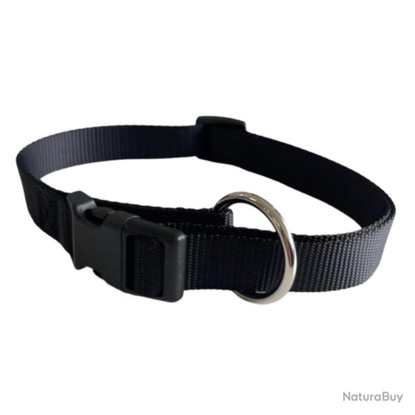 COLLIER NYLON NOIR - 40/55CM - 