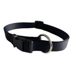 COLLIER NYLON NOIR - 30/45CM - 