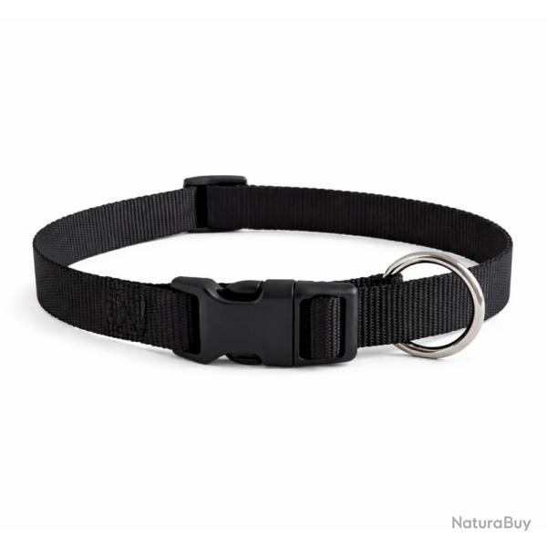 COLLIER NYLON NOIR - 30/45CM - 