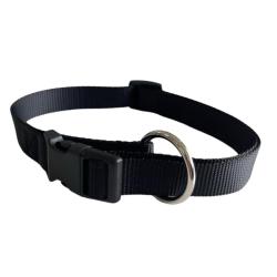 COLLIER NYLON NOIR - 45/65CM - 