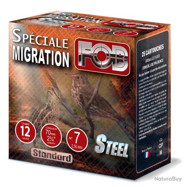 CARTOUCHES SPECIALE MIGRATION STD 12/70 24G N7 X25 - FOB