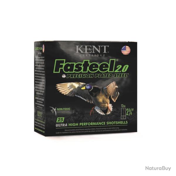CARTOUCHES FAST STEEL HP 12 70 32G BJ X25 N KENT