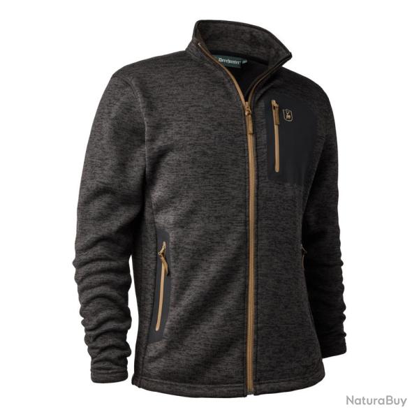 VESTE TRICOTEE SAREK GREY - 4XL - DEERHUNTER