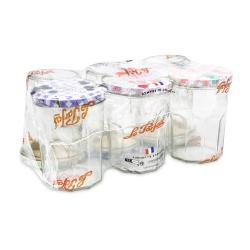 POTS A CONFITURE 385ML D82 X6 - LE PARFAIT