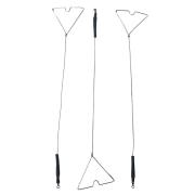 Lot De 3 Clipots Triangulaires Tortue Inox – Attaches Émerillon Pêche – Matériel Robuste Pour Montages Solides