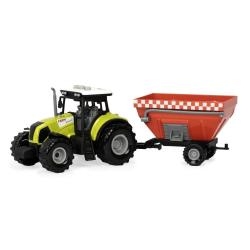 JOUET TRACTEUR A FRICTION & REMORQUE - FUMFINGS