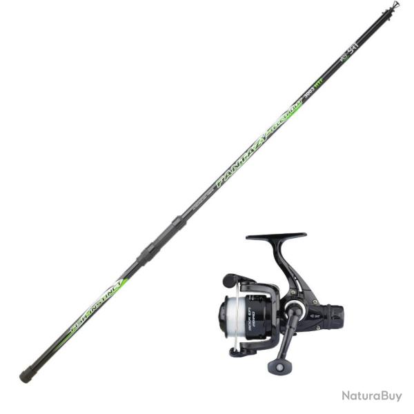 ENSEMBLE TRUITE TELESCOPIQUE FISH INSTINCT FANTASY TELETROUT 3M + MOULINET MEKA EFI RD - SRT