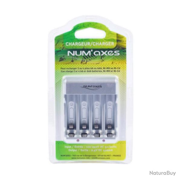 CHARGEUR DE PILE AA - GROUPE NUM'AXES