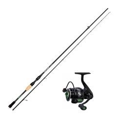 ENSEMBLE SPINNING POWER GAME 2M70 14/38G + MOULINET TROOPER FD FV25 - 14/38GR - GUNKI