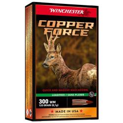 BALLES 300WM COPPER FORCE LEAD FREE 125GR - WINCHESTER