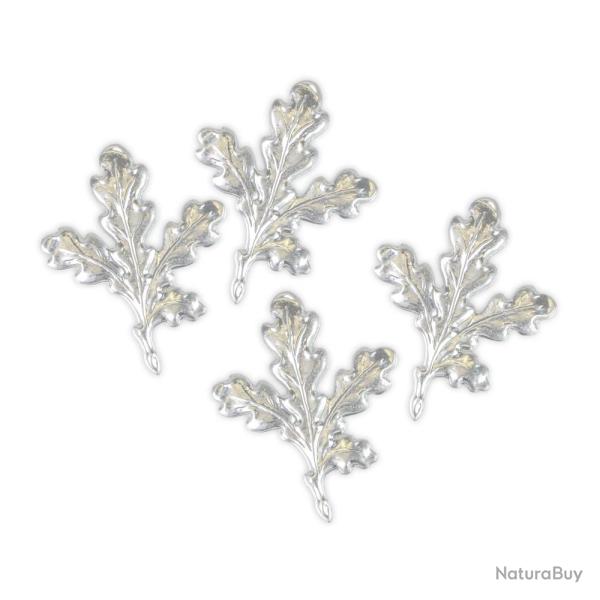 FEUILLES DE CHENE ARGENT PAR 4 - EUROHUNT