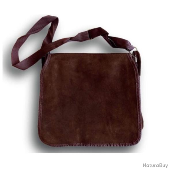 GIBECIERE CUIR VELOURS