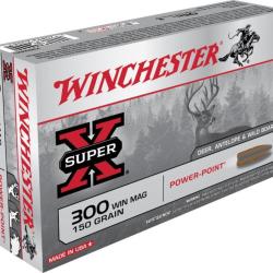 BALLES 300WIN MAG POWER POINT 150GR - WINCHESTER