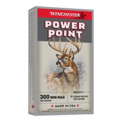 BALLES 300WIN MAG POWER POINT 180GR - WINCHESTER