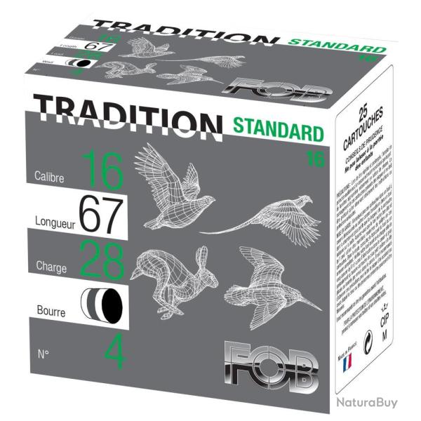 CARTOUCHES STANDARD 16/67 28G BG X25 - N 7 - FOB