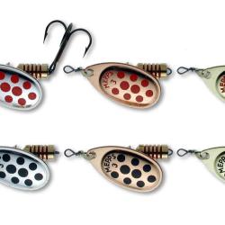 CUILLER AGLIA ARGENT POINT ROUGE - 3 - MEPPS