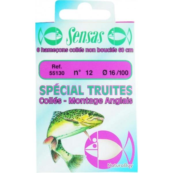 HAMECON MONTE TRUITE X10 - 8/18 - SENSAS