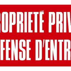 PANNEAU ALU PROP.PRIV.DEF.D'ENTRER - KROMA