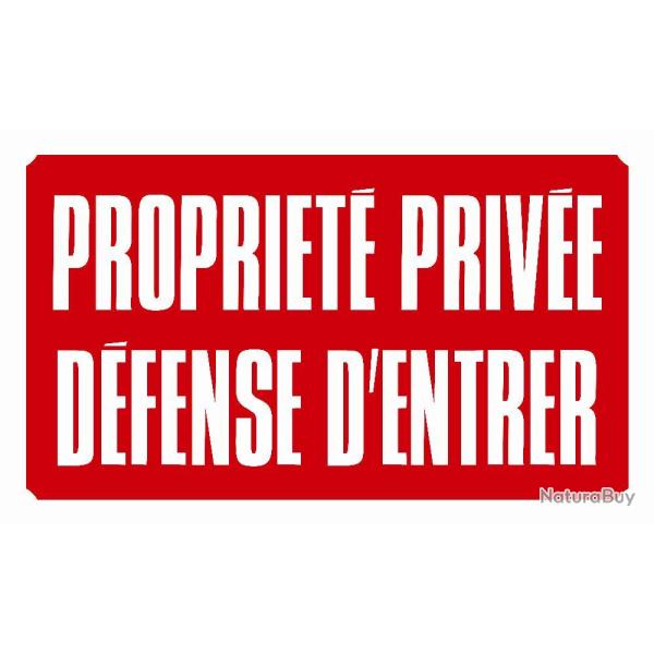 PANNEAU ALU PROP.PRIV.DEF.D'ENTRER - KROMA