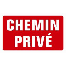 PANNEAU ALU CHEMIN PRIVE - KROMA