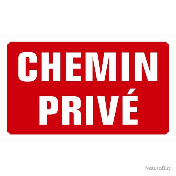PANNEAU ALU CHEMIN PRIVE - KROMA