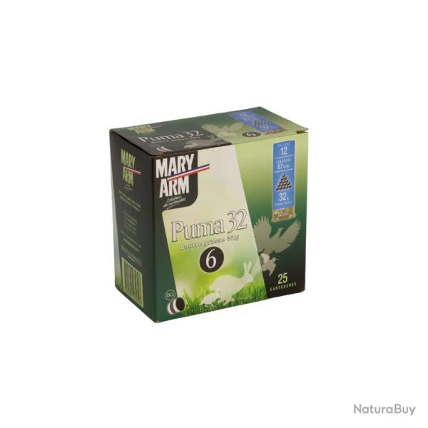CARTOUCHES PUMA 32 12 67 32G BG X25 N MARY ARM