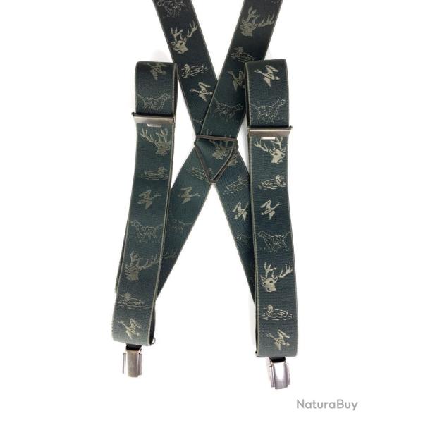 BRETELLES TISSEE KAKI - BOYER