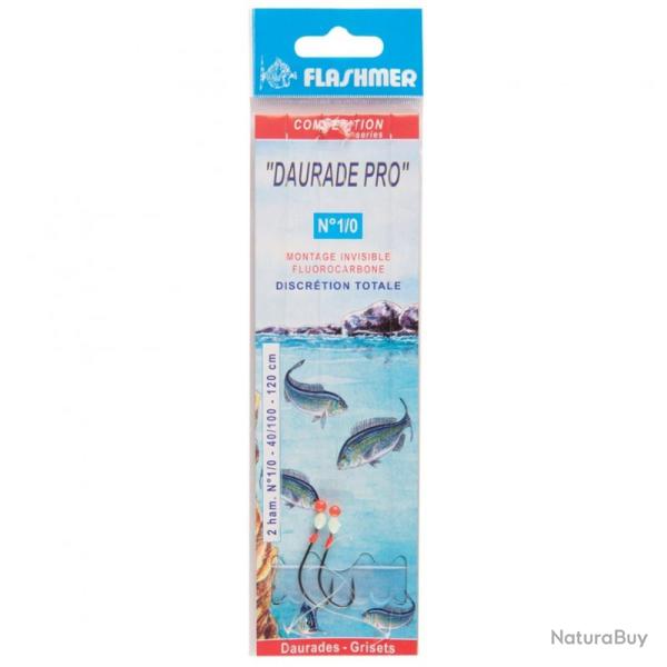 BAS DE LIGNE DAURADE PRO FLUOROCARBONE - 4 - FLASHMER