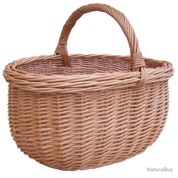 PANIER OSIER 46X35X24-37CM - LUCIFER