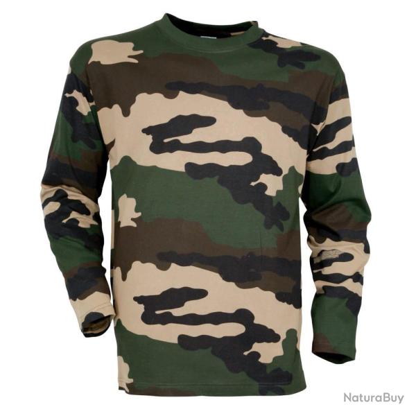 TEE SHIRT MANCHES LONGUES CAMOUFLAGE CE PERCUSSION