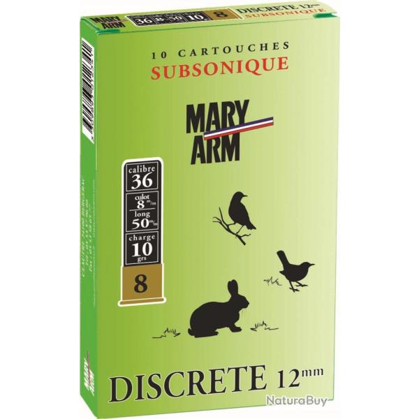 CARTOUCHES 12MM SUBSONIQUE 10G - N 9 - MARY ARM