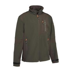 VESTE SOFTSHELL CARNIER KAKI - L - PERCUSSION