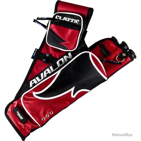 Carquois Avalon Classic (nouvelles couleurs) Droitier (RH) Rouge fonc