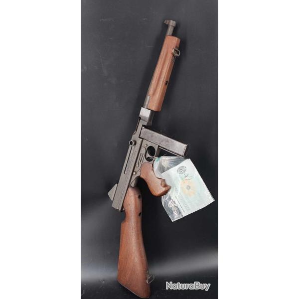 PISTOLET MITRAILLEUR THOMPSON MODELE 1928 A1 45ACP NEUTRALISATION UE CULASSE MOBILE 2eme GM U.S.A. C