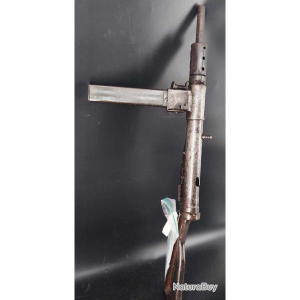 PISTOLET MITRAILLEUR BRITANNIQUE RESISTANCE 1944 STEN MKII 9X19 NEUTRALISATION UE CULASSE MOBILE Roy