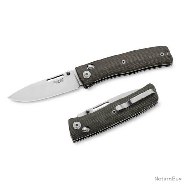 Couteau pliant Lionsteel "NiNi" micarta vert NN1.CVG