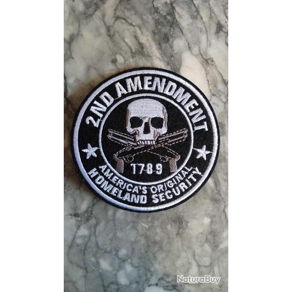 Patch 2 nd amendment livraison offerte