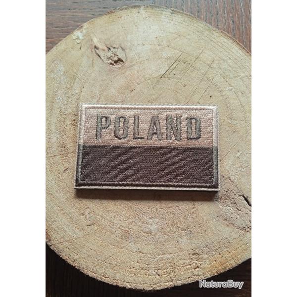 Patch Pologne/Poland tactique livraison offerte