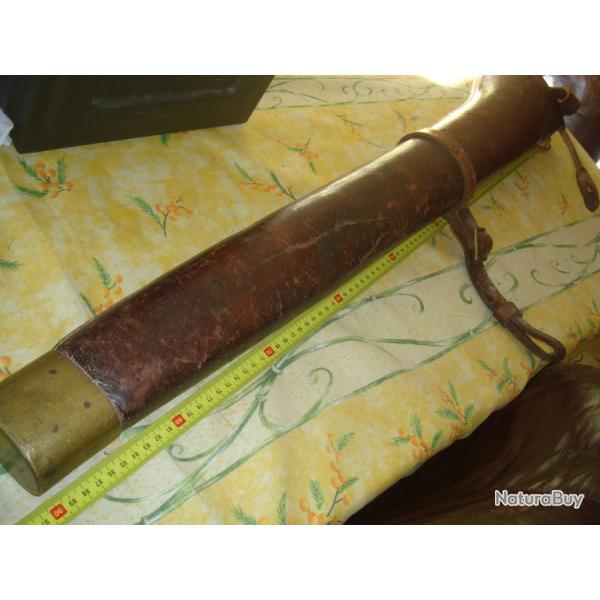 ETUI DE CAVALERIE   POUR CARABINE  ORIGINE ?? US? ANGLAIS??