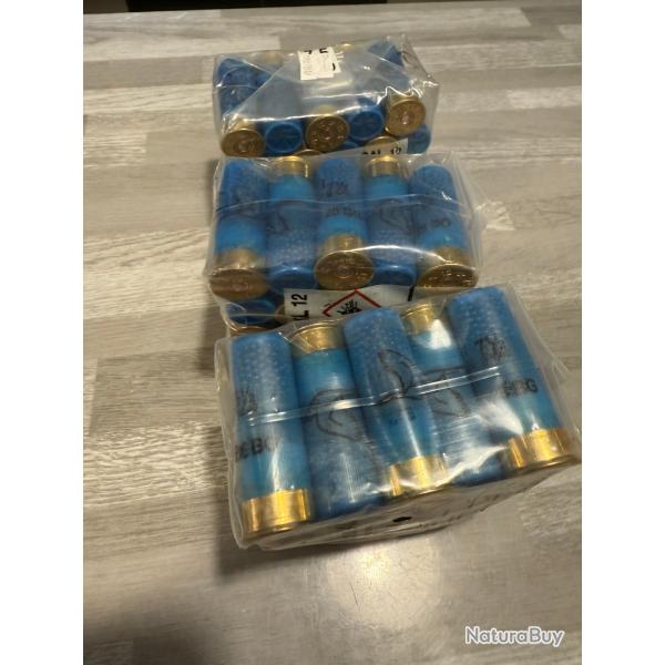 3 boites de 25 cartouches de ball-trap Mary-Arm 7.5 Bourre Grasse.......ENCHERE 1 EURO