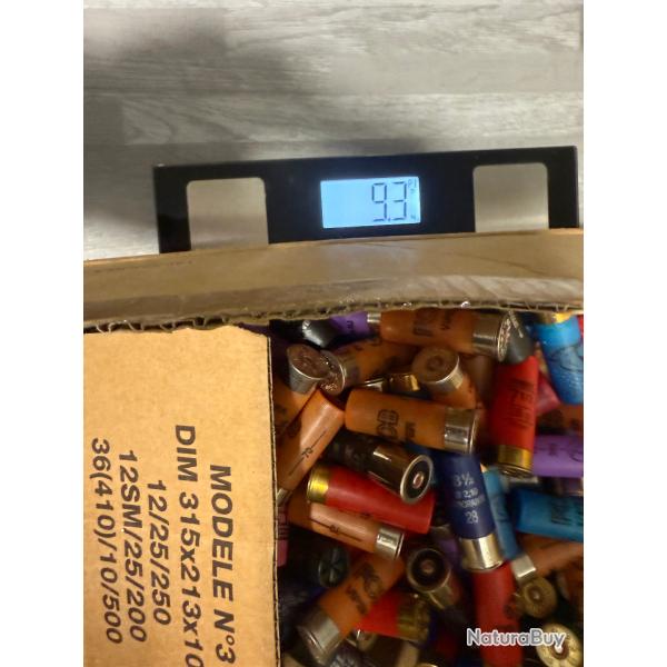 9.3 Kg de cartouches de ball-trap ......ENCHERE 1 EURO