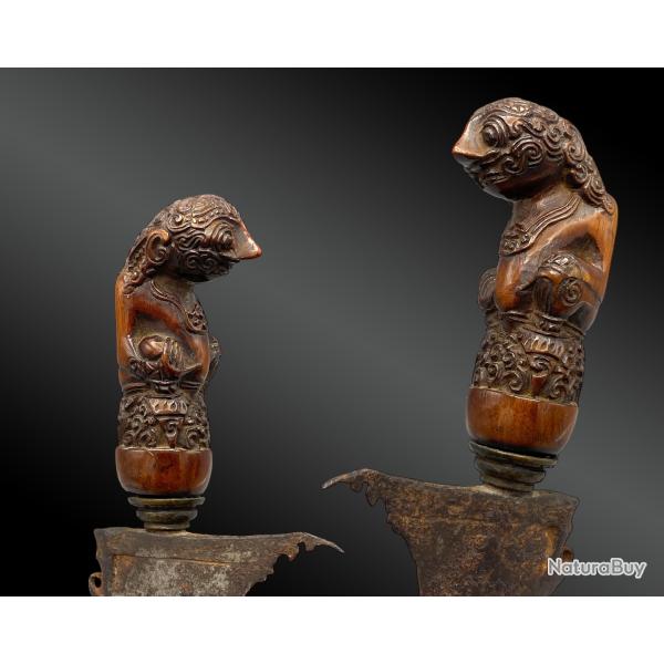 Couteau Kriss le de Java, Indonsie Dbut XIXme sicle