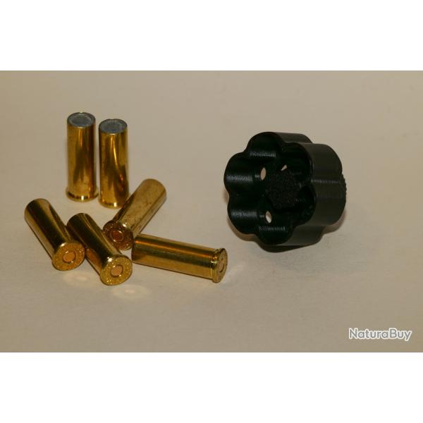 Speedloader revolver 38 Special & 357 mag - couleur noir
