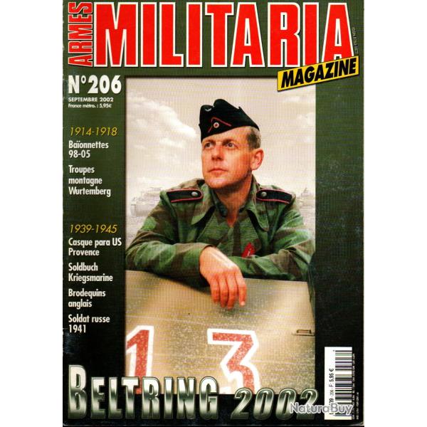 Militaria magazine 206 brodequin britannique WWII, bataille de brest-litovsk, casque para us dragoon