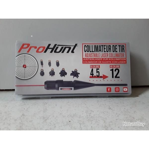 Collimateur de tir Prohunt de cal.4,5mm a cal.12