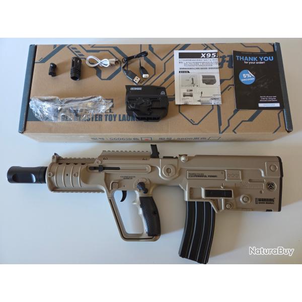 X95 GEL BLASTER , COMPLET , TBEG .