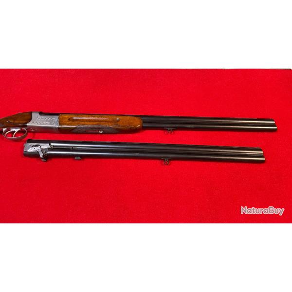 SUPERPOS FOREZI DACTU, POUR TIREUR GAUCHER, CAL : 12/70, JECTEURS, 2 CANONS, BON TAT, MALETTE.