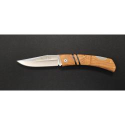 Couteau de poche Muela ZX-8OL  Acier MoVa & manche en olivier