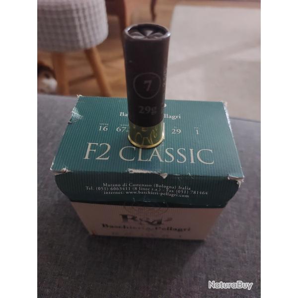 Cartouche  BP  F2 Classic calibre 16 29 grammes plomb 7