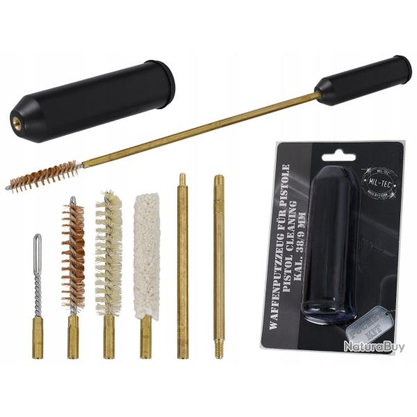 Kit de nettoyage pour pistolet Mil-Tec .38/9 mm